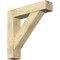 Ekena Millwork Traditional Block Rough Sawn Bracket w/ Offset Brace, Douglas Fir, 8"W x 36"D x 36"H BKT0806X36X36TRA05RDF - alternate 1